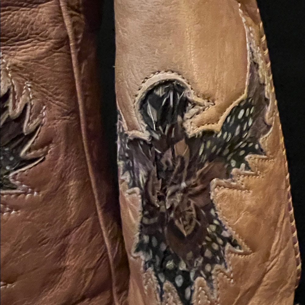 Zodiac Women's Tan Cowboy Boots - Picture 9 of 15